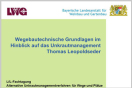 Vortrag Wegebau und Unkrautmanagement - Triesdorf