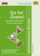 Landespflegetage 2019 - Titelbild Tagungsband Go for Green! Ein halbes Jahrhundert ist uns nicht genug … 