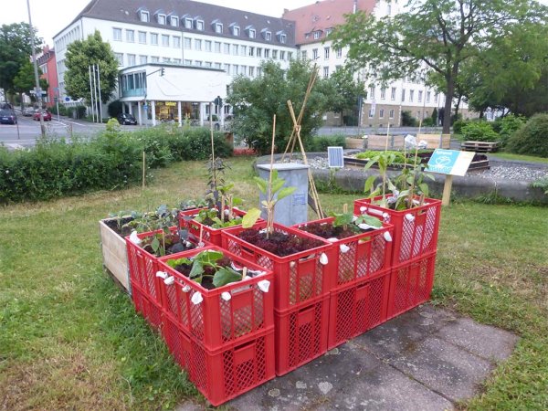 Urban Gardening Demonstrationsgarten Unterfranken