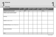 Mein-Wald-Heft: Teil Holzernte mit einer Tabelle für alle Arbeiten und Kosten