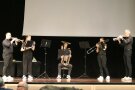 Bläserquintett der Musikhochschule Würzburg auf der Bühne