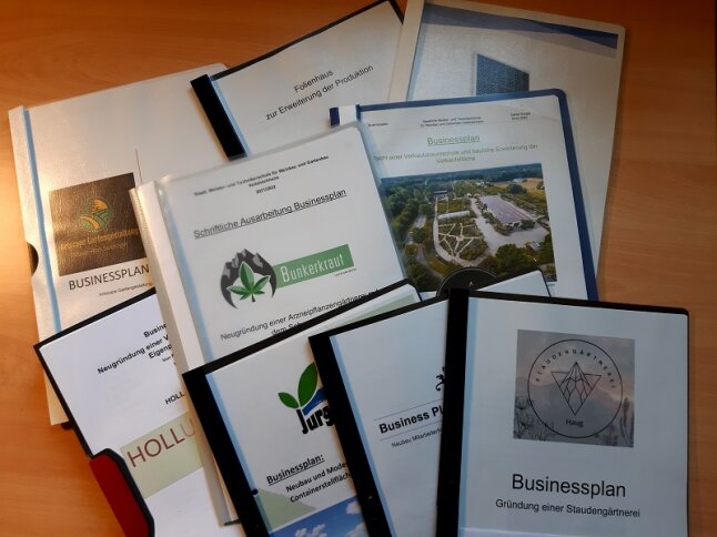 Businesspläne der Studierenden