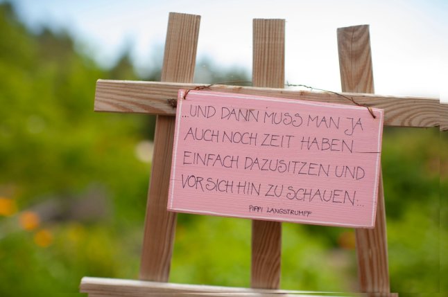 Rosa Schild: und dannl muss man ja auch Zeit haben dazusitzen und einfach vor sich hin zu schauen