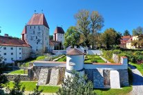 Ansicht des Paradiesgartens, Schloss Neuburg Landkreis Passau 