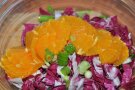Radicchio-Salat mit Obst