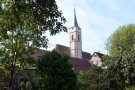 Blick auf die Pfarrkirche St. Veit in Iphofen