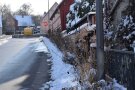 Von Schnee befreite Straße