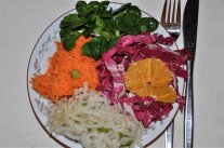 Salatteller bunt