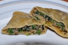 Brennnesselmaultaschen: gefüllt mit Hackfleisch und jungen Brennnesseln