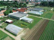 Der Versuchsbetrieb in Bamberg aus der Luft