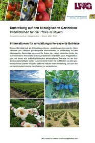 Deckblatt des Leitfadens - Umstellung auf den ökologischen Gartenbau