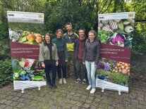 Das Team des Kompetenzzentrums ÖkogartenDas Forschungsteam des Kompetenzzentrums Ökogartenbau der LWG in Bamberg