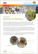 Klimawandel-Garten_Bauanleitung "Nisthilfen für Wildbienen" - Deckblatt