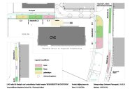 Lageplan des Projektes Biodiversität im Stadtgrün am Standort Hubland Nord in Würzburg. Unterschieden wird zwischen Flächen mit gebietseigener Ansaat, Rasenflächen und nichtheimischer Ansaat.