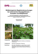 Titelseite Wildbiologie Abschlussbericht Projektphase I