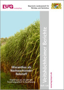 Miscanthus Abschlussbericht Titelseite
