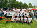 Gruppenbild unserer Teilnehmer beim Krick Jubiläumslauf in Eibelstadt 2024.