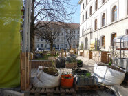 Die Saison am Urban-Garden-Demonstrationsgarten in München ist gestartet.