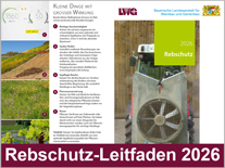 Titel ist ein Pflanzenschutzgerät mit Düsenausstoß, einmal sichtbar, einmal kaum sichtbar